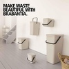 image:imageBrabantia Sort amp Go Recycle Bin 32 Gallon12L Soft Beige SpaceEfficient Recycle Container with Handle Kitchen Garbage Can with Removable StayOpen Lid EasytoClean Trash Can for Kitchen