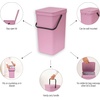 image:imageBrabantia Sort amp Go Recycle Bin 42 Gallon16L Lilac Pink SpaceEfficient Recycle Container with Handle Kitchen Garbage Can with Removable StayOpen Lid EasytoClean Trash Can for Kitchen