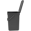 image:imageBrabantia Sort amp Go Recycling Trash Can 32 Gallons 12LGray SpaceEfficient Plastic Garbage Can with Handle Removable and StayOpen Lid Easy to Clean Kitchen Bin Without Nooks and RimsGray