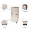 image:imageBrabantia SortUp Hi Recycling Bin with Raised Legs  2 Removable Compartments  53  66 Gal  Dark Gray  Slim amp Tall Kitchen Trash Can Garbage Can with SoftClose LidSoft Beige