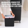 image:imageBrabantia SortUp Hi Recycling Bin with Raised Legs  2 Removable Compartments  53  66 Gal  Dark Gray  Slim amp Tall Kitchen Trash Can Garbage Can with SoftClose LidDark Gray
