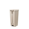 image:imageBrabantia StepUp Pedal Bin 106 Gallon40L Soft Beige Pack of 4 SoftClose StepOn Trash Can with Label Display and Lifting Handle Versatile Kitchen Garbage Can with Trash Bag Pack Included