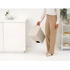 image:imageBrabantia StepUp Pedal Bin 66 gallon25L Soft Beige Pack of 4 SoftClose Step on Trash Can with Lifting Handle Versatile Kitchen Garbage Can with Trash Bags for Waste and Recycling