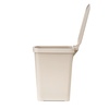 image:imageBrabantia StepUp Pedal Bin 66 gallon25L Soft Beige Pack of 4 SoftClose Step on Trash Can with Lifting Handle Versatile Kitchen Garbage Can with Trash Bags for Waste and Recycling