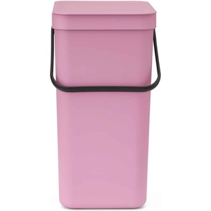 image:imageBrabantia Sort amp Go Recycle Bin 42 Gallon16L Lilac Pink SpaceEfficient Recycle Container with Handle Kitchen Garbage Can with Removable StayOpen Lid EasytoClean Trash Can for Kitchen