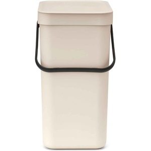 image:imageBrabantia Sort amp Go Recycle Bin 42 Gallon16L Soft Beige SpaceEfficient Recycle Container with Handle Kitchen Garbage Can with Removable StayOpen Lid EasytoClean Trash Can for Kitchen